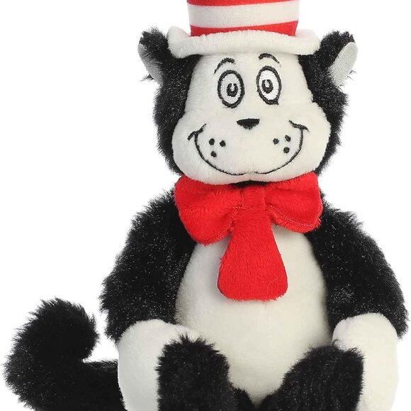Whimsical Dr. Seuss Cat in The Hat Stuffed Animal - Magical Storytelling - Offic - Picture 2 of 5